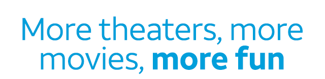 More theaters, more movies, more fun